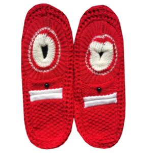 Dames Gehaakte Sloffen – Ultiem Comfort en Warmte in Rood