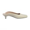 Dames Mashhad Leren Muiltjes – Cream