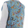 Dames Perzisch Vest – Termeh Stof Turkoois