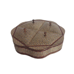 Houten Snoepschaal met Inlegwerk – Statement Piece