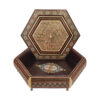 Houten Snoepschaal met Inlegwerk – Decoratief Accent