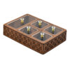 Premium Houten Theedoos – Stijlvolle thee-organizer voor het aanrecht