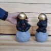 2-Delige Astronauten Model Beeldjesset – Ruimtethema Decoratie