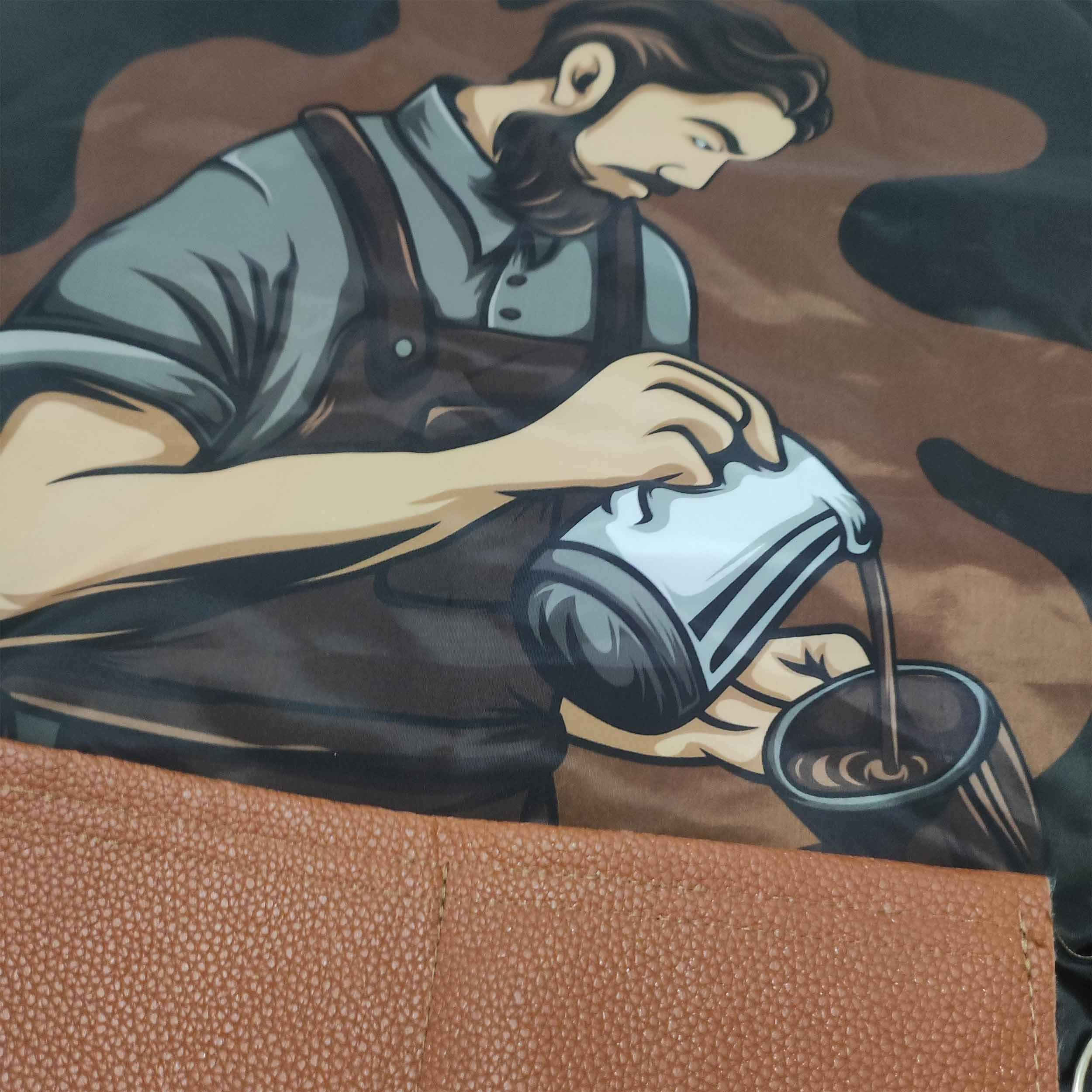 Barista Schort voor Koffieprofessionals met Zak