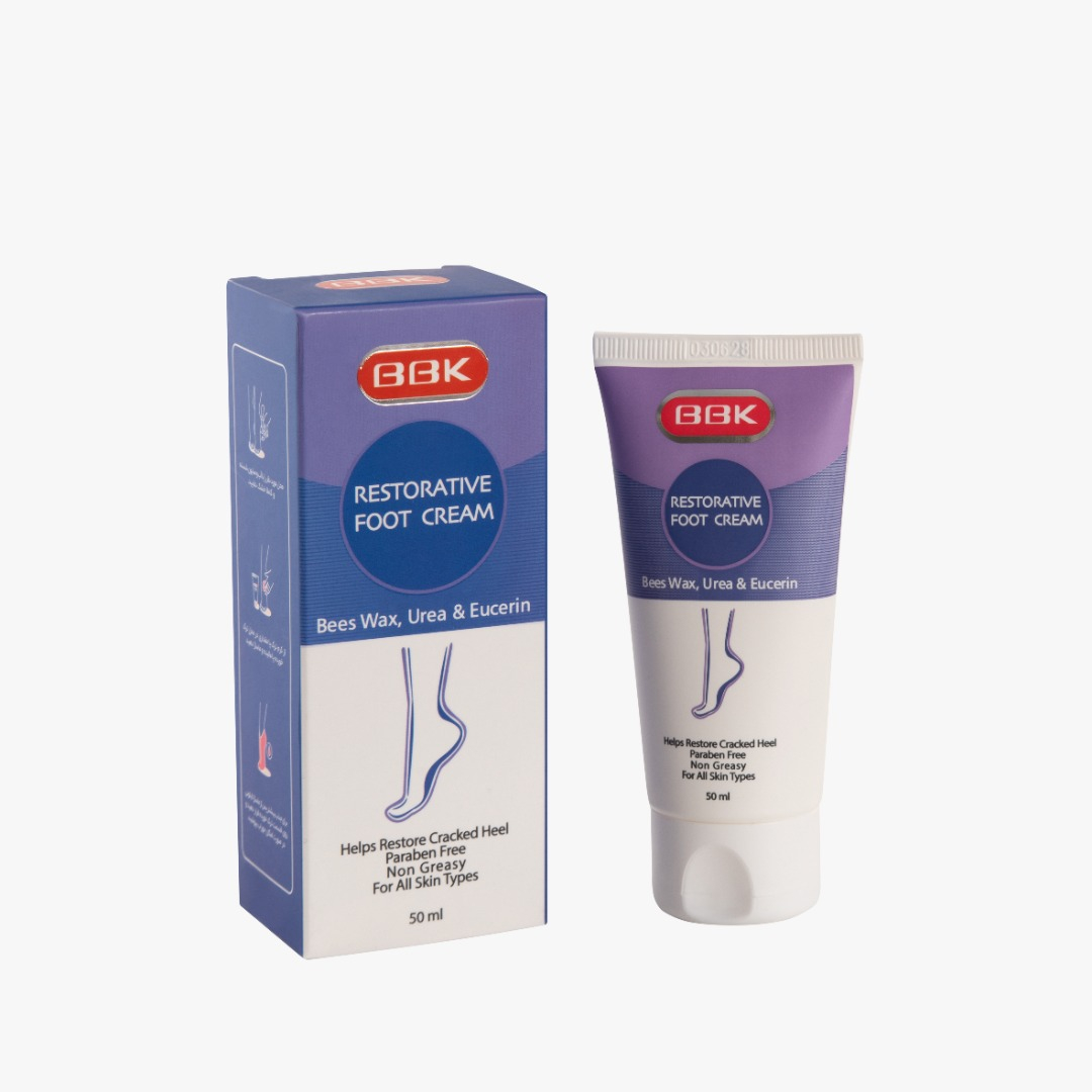 Bbk Voet Klovencrème – Hydrateert en Herstelt Gebarsten Hielen (4 stuks)