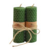 Bijenwas Kaars Pilaar – Decoratie & Ontspanning (Set van 2)