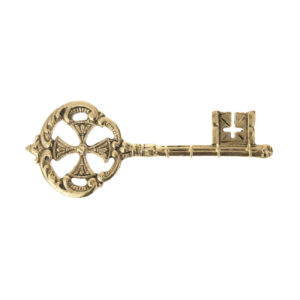 Decoratieve Messing Sleutelhouder – Wandmodel Goud