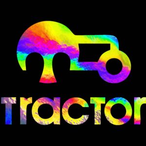 Auto Sticker Tractor Tabriz Voetbalteam – Geel