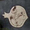 Betonnen dienblad - Handgemaakt granaatappelontwerp