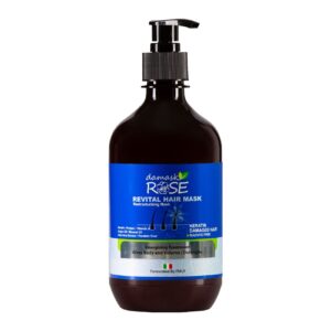 Damask Rose Haarmasker Model Keratine – 500ml voor Diepe Hydratatie en Gladmakend Haar