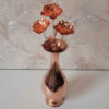 Decoratieve koperen bloem – symboliek, schoonheid en culturele bloemkunst voor huisdecoratie (x3)