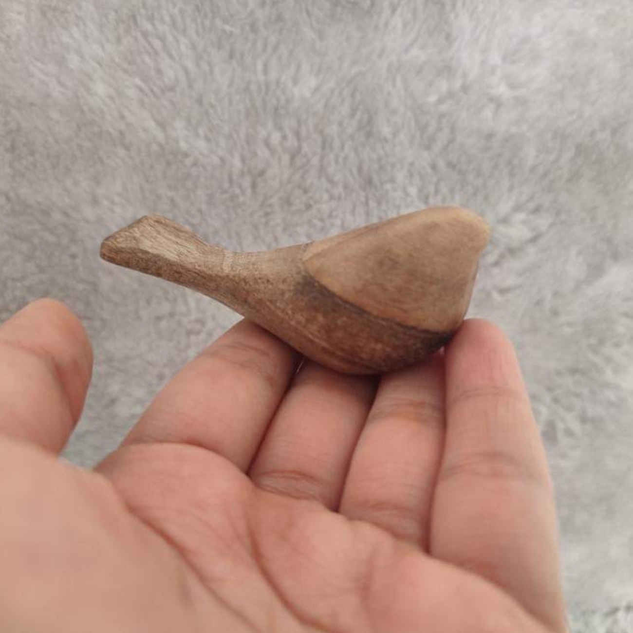 Decoratief Houten Vogel Beeldje – Perfect voor Huisdecor met Rustieke Stijl (x2)