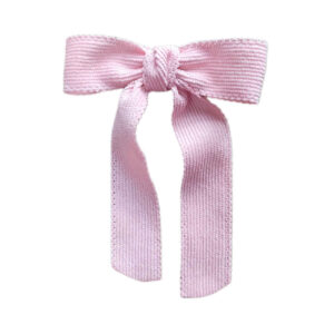 Elegante roze haarstrik clips voor vrouwen