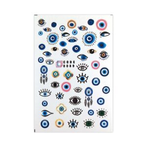 Boze Oog Nagelstickers – Modieuze Ontwerpen voor Kracht, Bescherming en Stijl