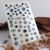 Boze Oog Nagelstickers – Modieuze Ontwerpen voor Kracht, Bescherming en Stijl (4 stuks)