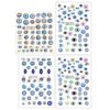 Boze Oog Nagelstickers – Modieuze Ontwerpen voor Kracht, Bescherming en Stijl (4 stuks)