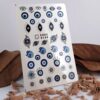 Boze Oog Nagelstickers – Modieuze Ontwerpen voor Kracht, Bescherming en Stijl (4 stuks)