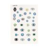 Boze Oog Nagelstickers – Een Modieuze Manier om Negativiteit af te weren (5 stuks)