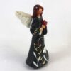 Gracieus Engel Standbeeld met Boeket – Symbool van Sereniteit en Elegantie (2 stuks)