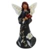 Gracieus Engel Standbeeld met Boeket – Symbool van Sereniteit en Elegantie (2 stuks)