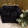 Handgeborduurde Kralen Clutch met Bladontwerp