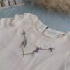 Handgemaakte Witte Damesblouse met Borduursels