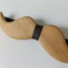 Handgemaakte houten vlinderdas – Snor Ontwerp