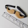 Handgemaakte houten vlinderdas – Snor Ontwerp