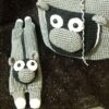 Handgemaakte Gebreide Rugzak & Pennenhouder – Groen Minion