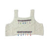 Handgeweven Gehaakte Crop Top – Wit Macramé