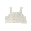 Handgeweven Gehaakte Crop Top – Wit Macramé