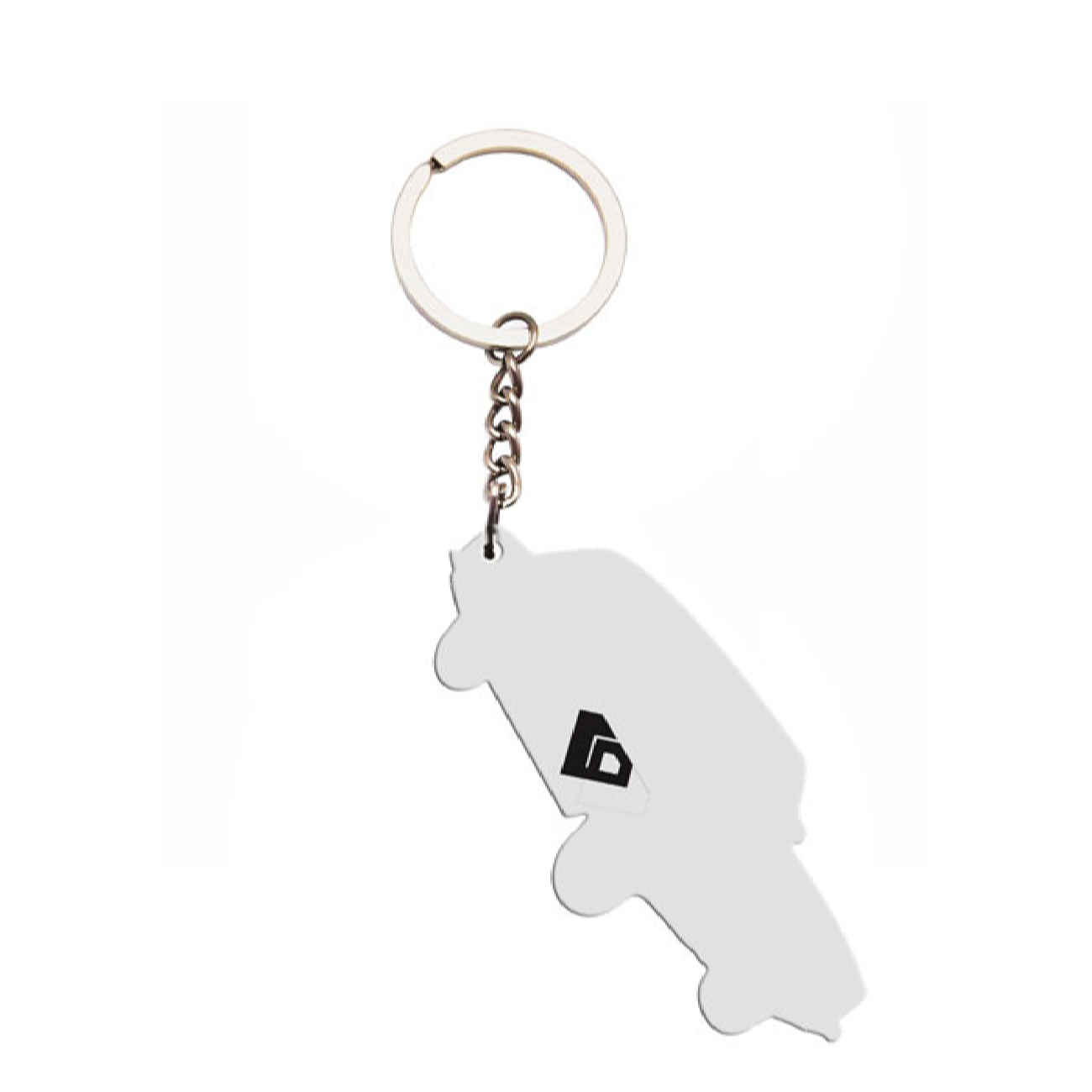 Stalen Sleutelhanger Paykan – Wit Automodel
