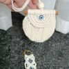 Macramé Set Sleutelhanger & Spiegelhanger – Boze Oog