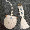 Macramé Set Sleutelhanger & Spiegelhanger – Boze Oog
