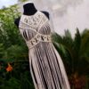 Zomerse Macramé Jurk – Handgeweven Boho Stijl