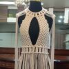 Formele Macramé Jurk – Handgeweven Boho Stijl