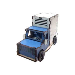 Houten Koelwagen Nissan Junior 1956 Modelbouwset