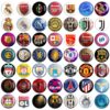 Voetbalclub Pinback Buttons – Set van 49