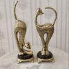 Bronzen Kattenbeelden – Gouden Duo