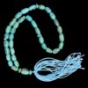 Perzische Neyshabur Turkoois Rozenkrans: 33 Gebedskralen Tasbih