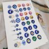 Beschermende Boze Oog Nagelstickers – Stijlvolle & Versterkende Ontwerpen voor Jouw Nagels