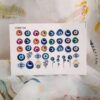 Beschermende Boze Oog Nagelstickers – Stijlvolle & Versterkende Ontwerpen voor Jouw Nagels