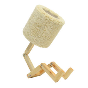 Funky Robot Bureaulamp – Teddy Patroon Wit