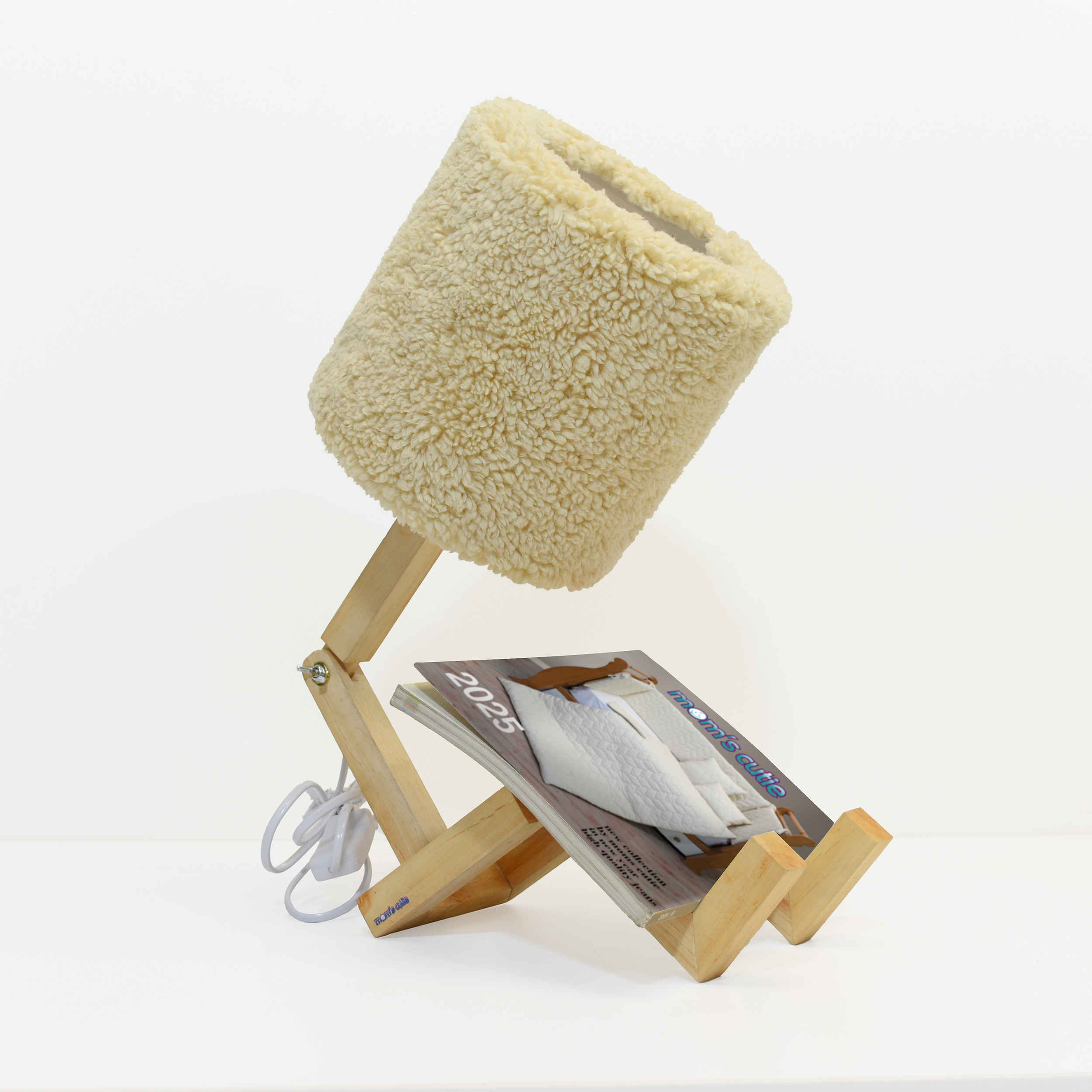 Funky Robot Bureaulamp – Teddy Patroon Wit