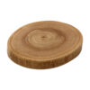 Handgemaakte Rustieke Houten Onderzetters 6-pack – Natuurlijk Plataanhouw voor Woondecoratie
