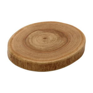 Set van 6 Houten Onderzetters – Handgemaakt Plataan Hout