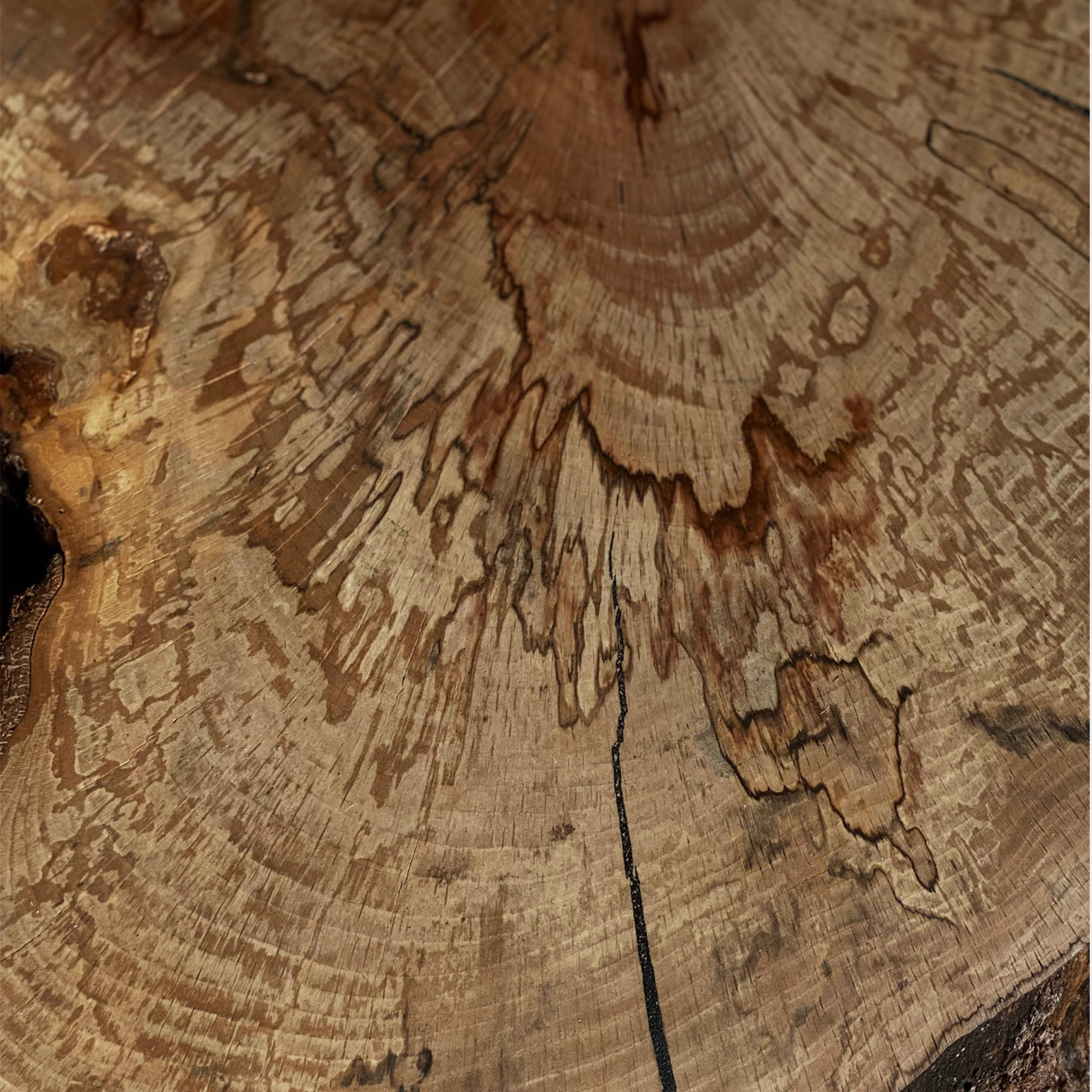 Rustieke Houten Wandklok – Handgemaakt & Elegant Bruin