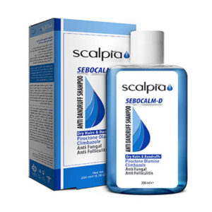 Scalpia Anti-Roos Shampoo Sebocalm-D – Voor Droog Haar (Set van 2)