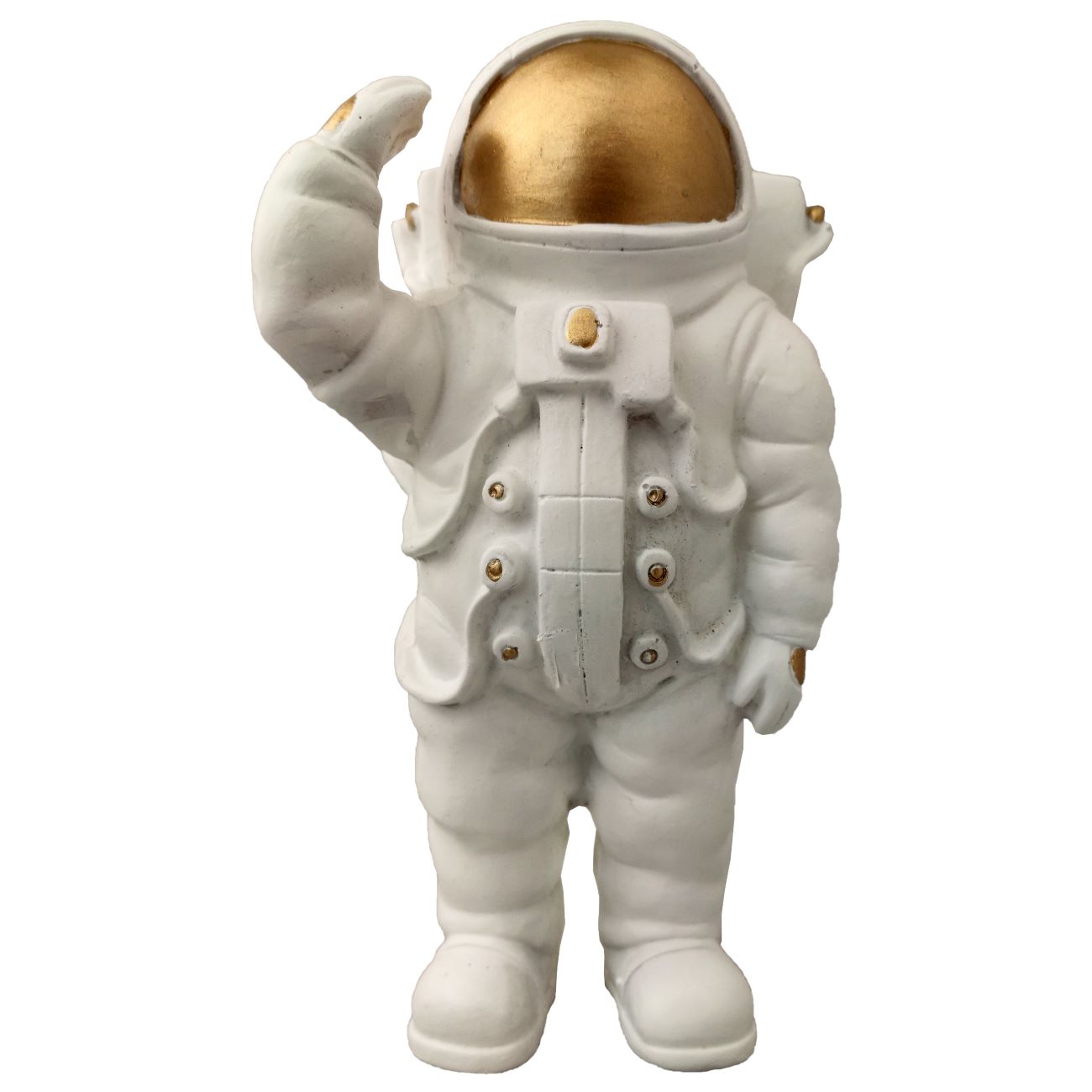 Set van 4 Witte Decoratieve Astronaut Beeldjes