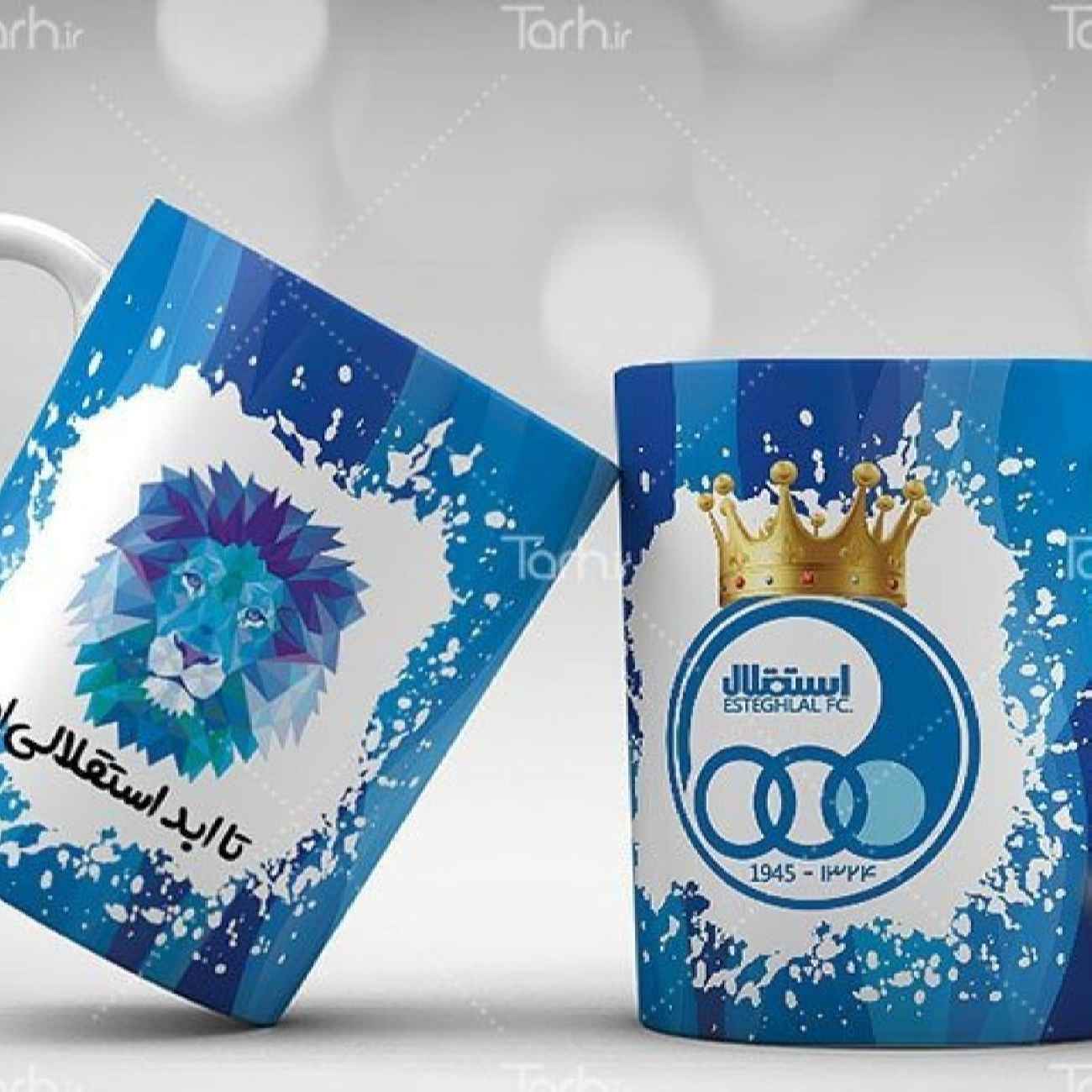 Voetbalclub Mok – Esteghlal F.C. Logo – Blauw